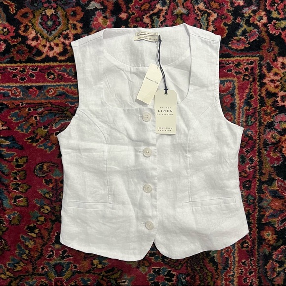 Abercrombie & Fitch Tops - Abercrombie Mara Linen Vest